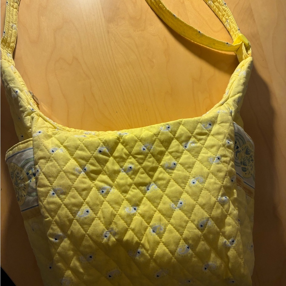 Yellow Quilted Women's Bag - Picture 3 of 6